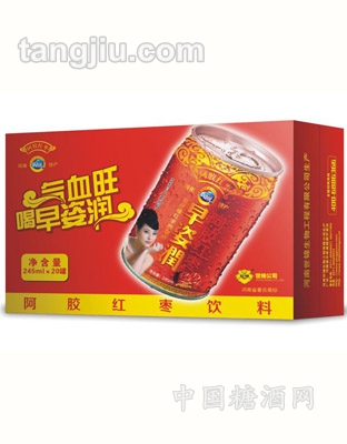 阿胶红枣饮料早姿润245ml
