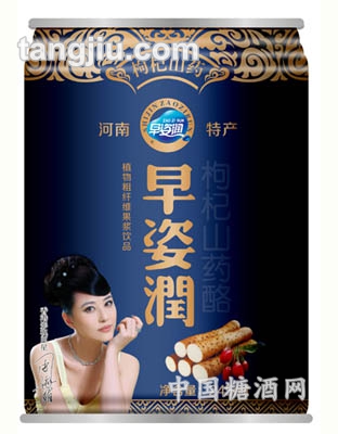 蓝罐枸杞山药饮料早姿润245ml