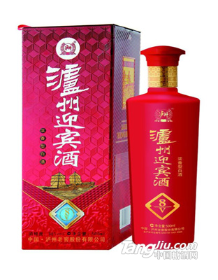 泸州迎宾酒V8 500ml