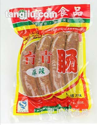 麻辣育青肠 99%纯肉精制 180g