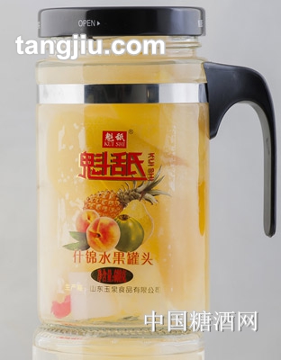 魁舐什锦水果罐头608g