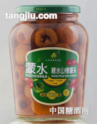 蒙水糖水山楂罐头730g