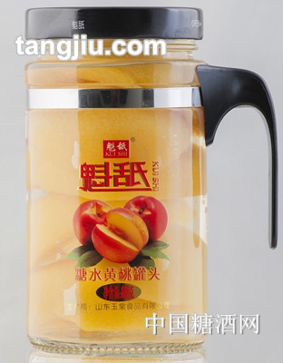 魁舐糖水黄桃罐头608g
