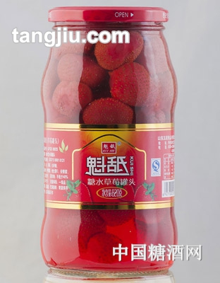 魁舐糖水草莓罐头820g