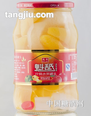 魁舐什锦水果罐头820g