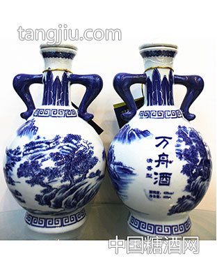 45度双耳青花瓶（清香型）