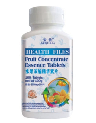 水果浓缩精华素片
