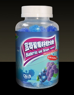 蓝莓葡萄籽软糖