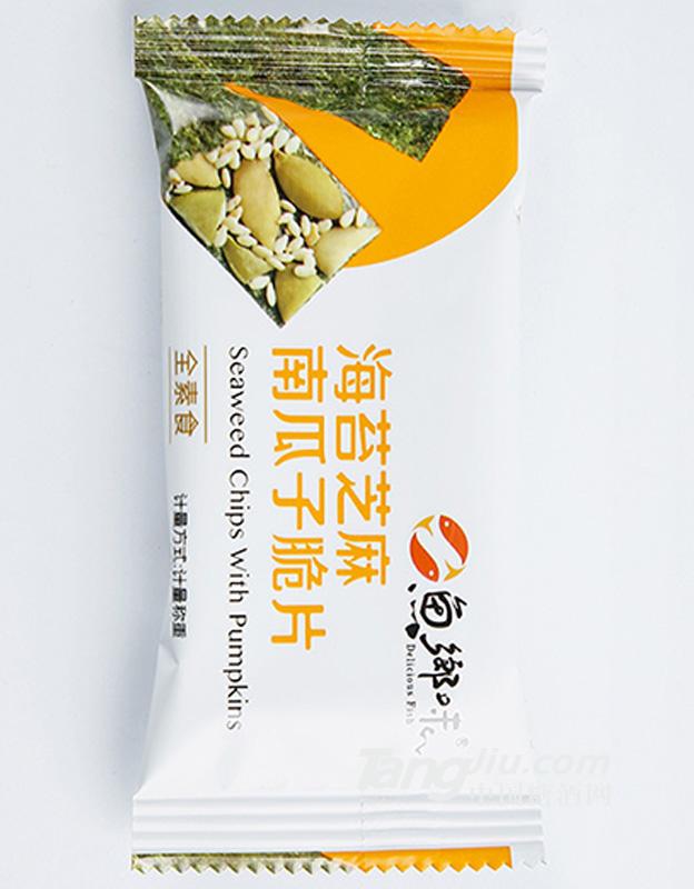 鱼郷味休闲夹心海苔脆片