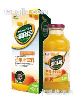 缘味佳芒果汁饮料350ml