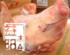 冷冻猪头