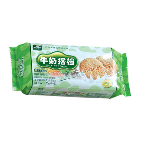 170克牛奶搭档　粗纤维饼干-蔬菜味