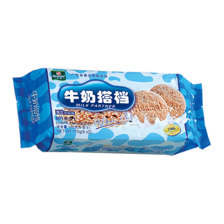 170克牛奶搭档　粗纤维饼干-芝麻味