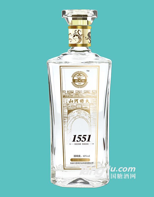 张九游1551-莜麦白酒500ml