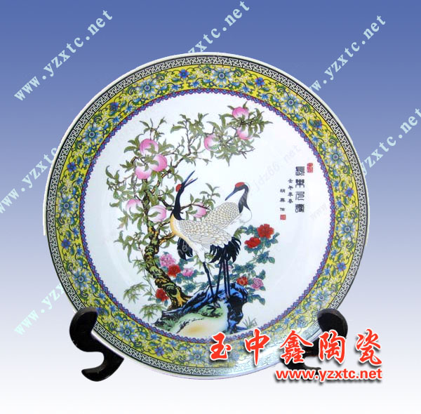 定制陶瓷盘 景德镇陶瓷纪念盘 陶瓷肖像盘