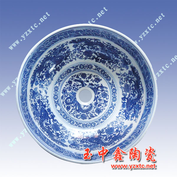 供应洗脸盆 景德镇陶瓷洗脸盆 洗脸盆价格