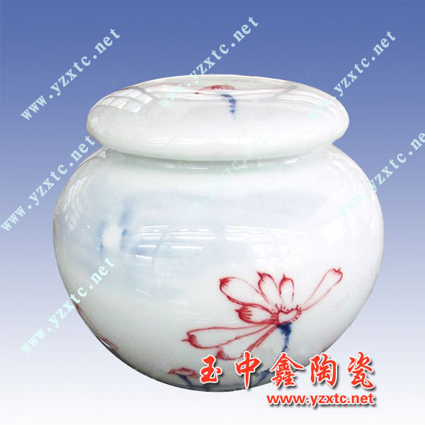 青花陶瓷罐 陶瓷茶叶罐 茶叶罐子