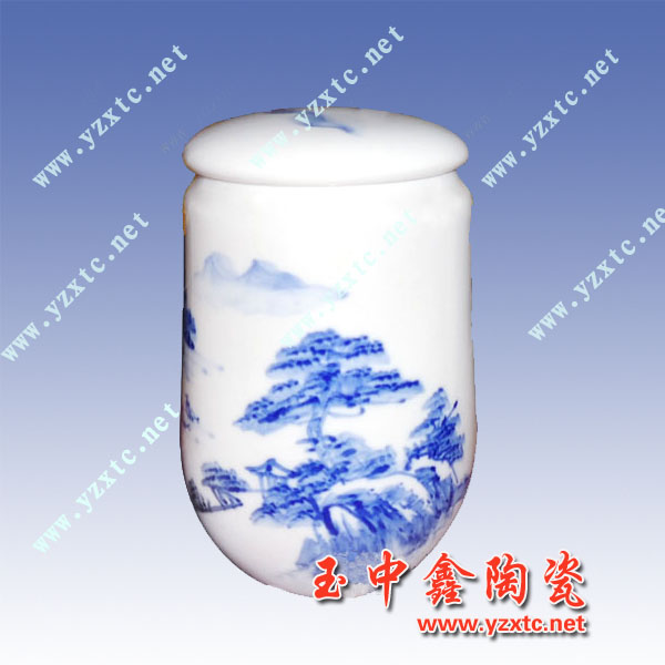 陶瓷茶叶罐 手绘陶瓷 陶瓷食品罐