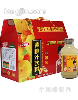 枣得利黄桃汁饮料350ml
