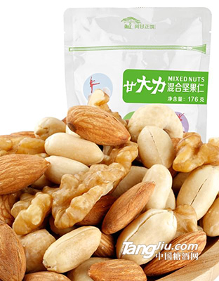 甘大力混合坚果仁176g