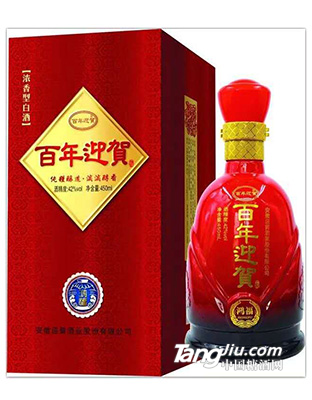 42°百年迎贺鸿福酒450ml