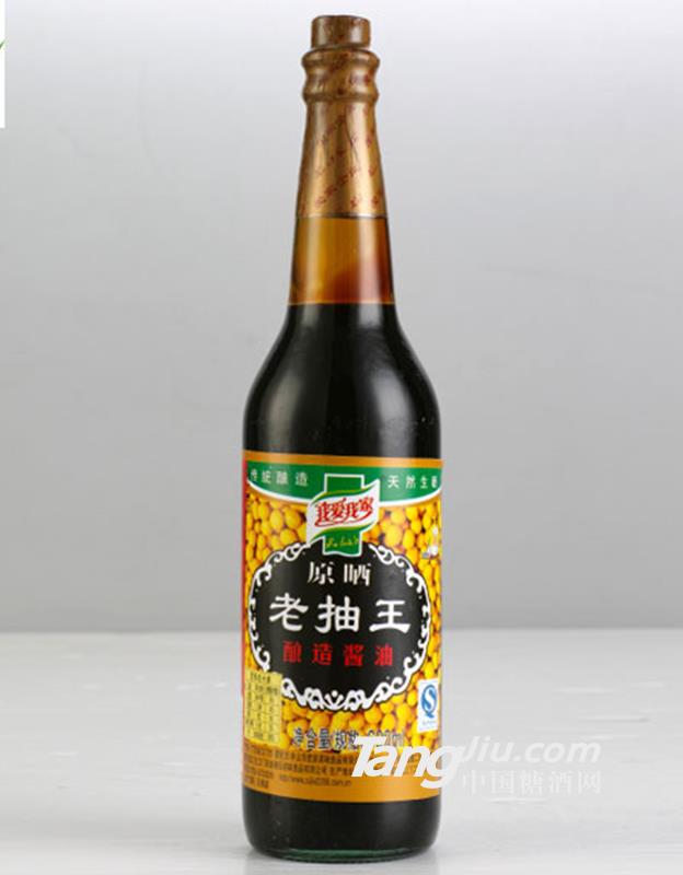 我爱我家原晒老抽王-600ml