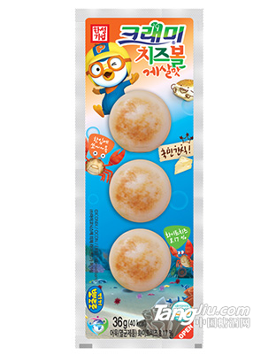 啵乐乐奶酪鳕鱼饼【蟹味】-48g