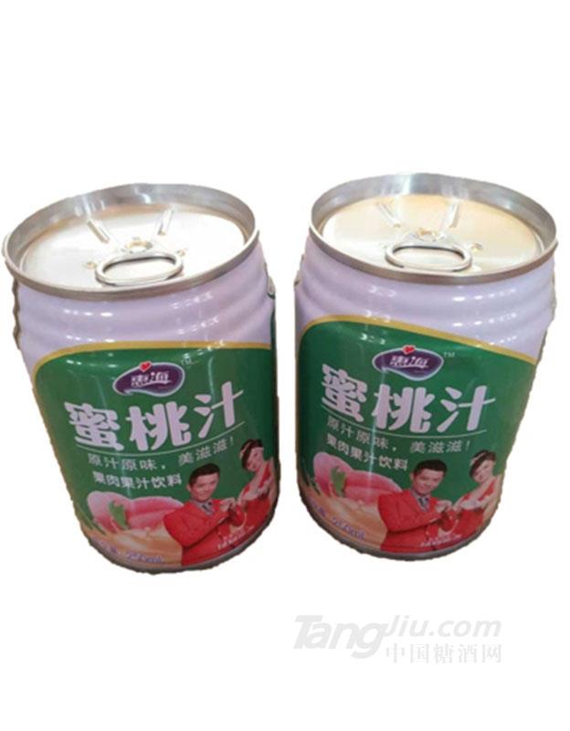 惠海蜜桃汁果肉果汁饮料-250ml