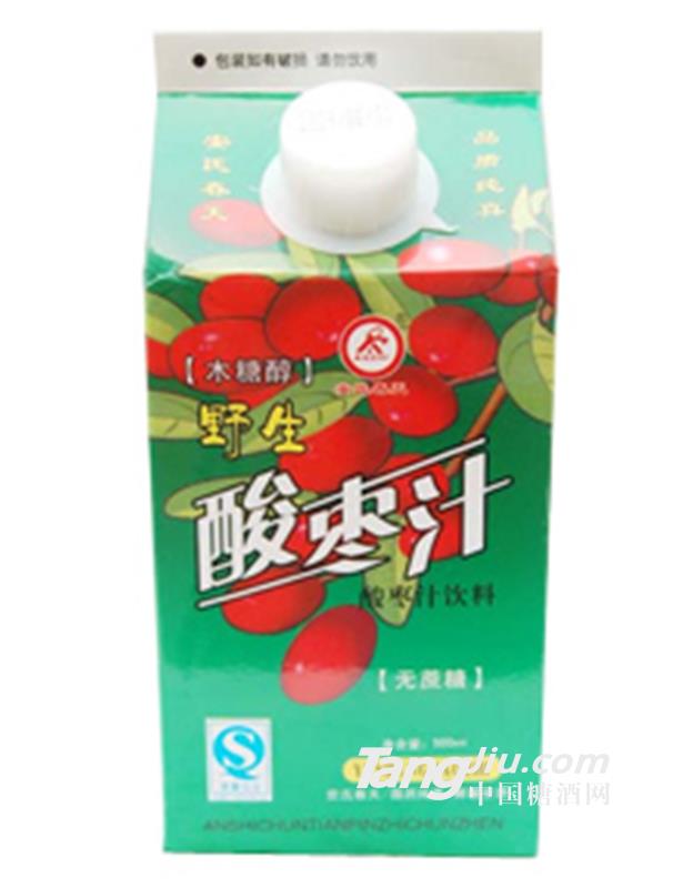 安氏春天屋顶包酸枣汁500ml