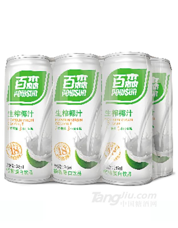 百森生榨椰汁 六连包