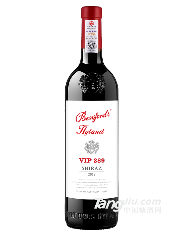 奔富海兰VIP389干红葡萄酒
