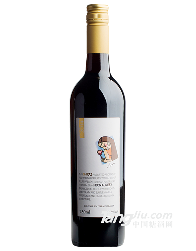 安娜14.5°西拉干红葡萄酒750ml