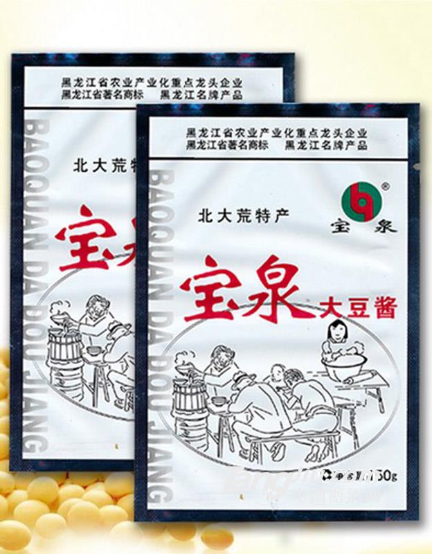北大荒特产宝泉大豆酱优质调味酱 150g