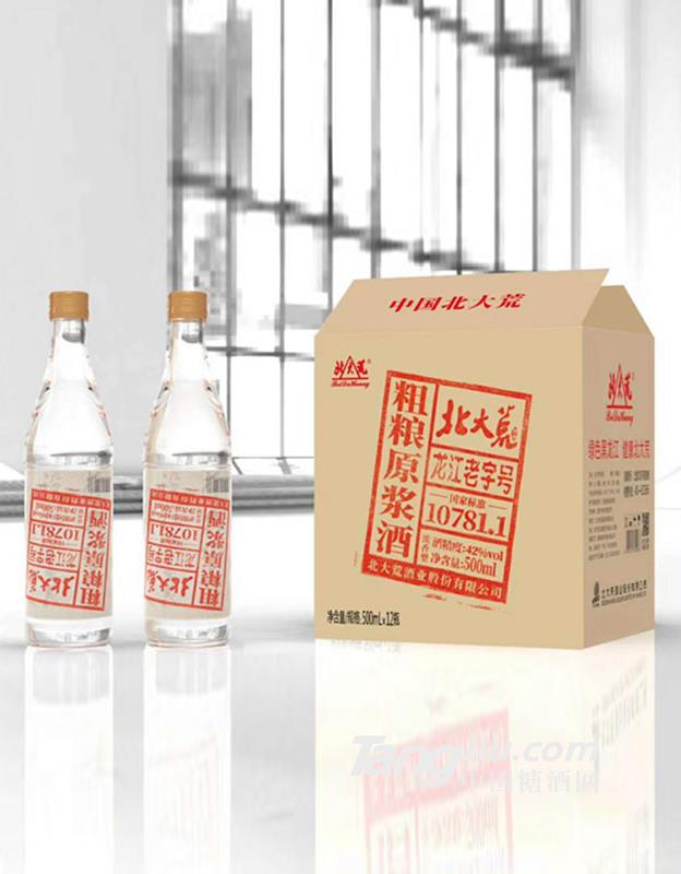 北大荒粗粮原浆酒浓香型500mlx12瓶