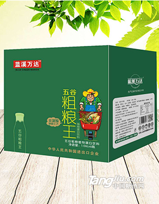 蓝溪万达五谷粗粮植物蛋白饮料1.06L*6瓶