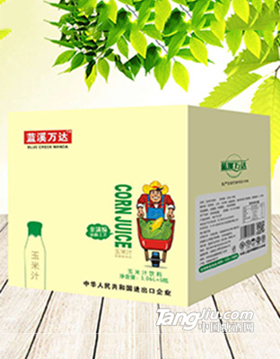 蓝溪万达玉米汁饮料1.06L*6瓶