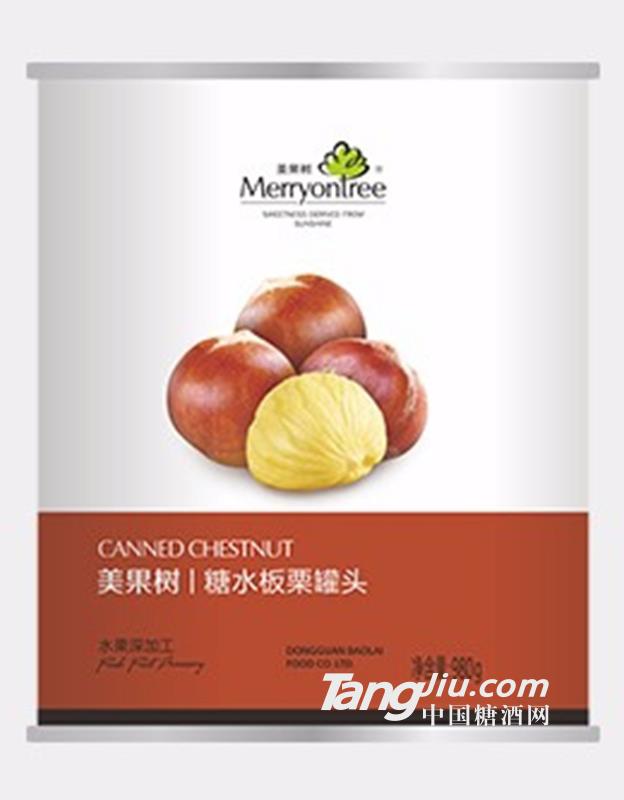 糖水板栗罐头