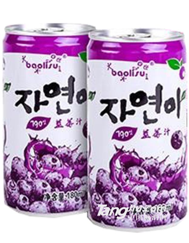 宝力素蓝莓汁饮料180ml