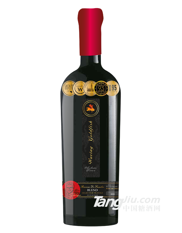 舞动金鱼家族珍藏红葡萄酒