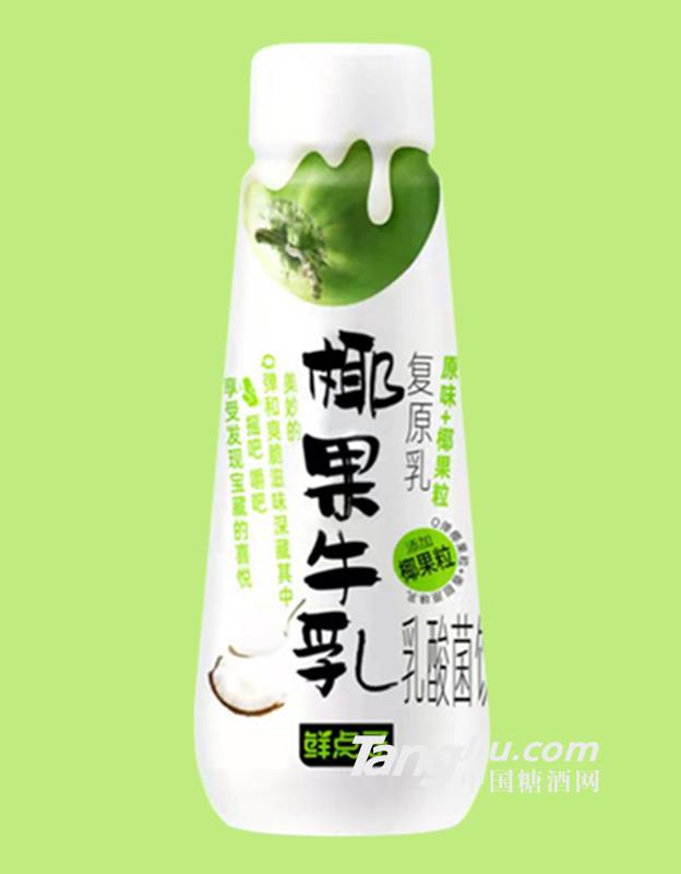 鲜点子椰果牛乳乳酸菌饮品350ml