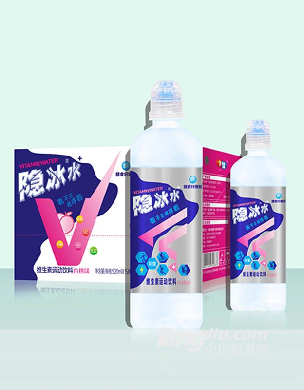 隐冰水·维生素运动饮料白桃味520ml