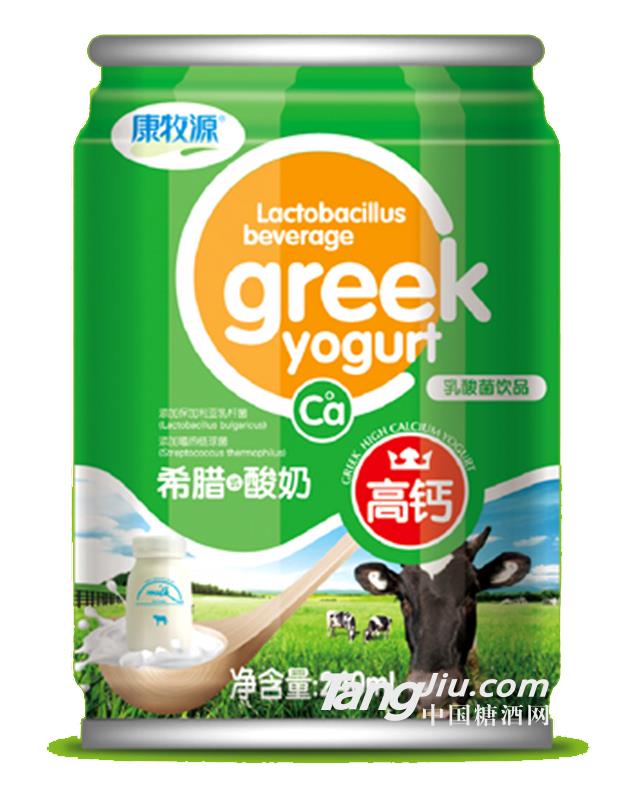 康牧源希腊式高钙酸奶矮罐装240ml