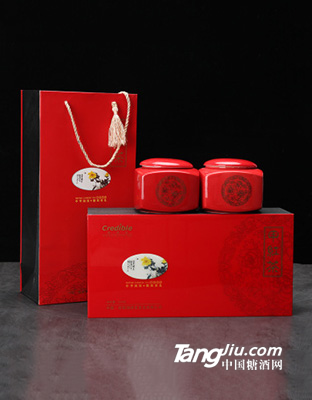 四川高山红茶 200g瓷罐礼盒装茶叶