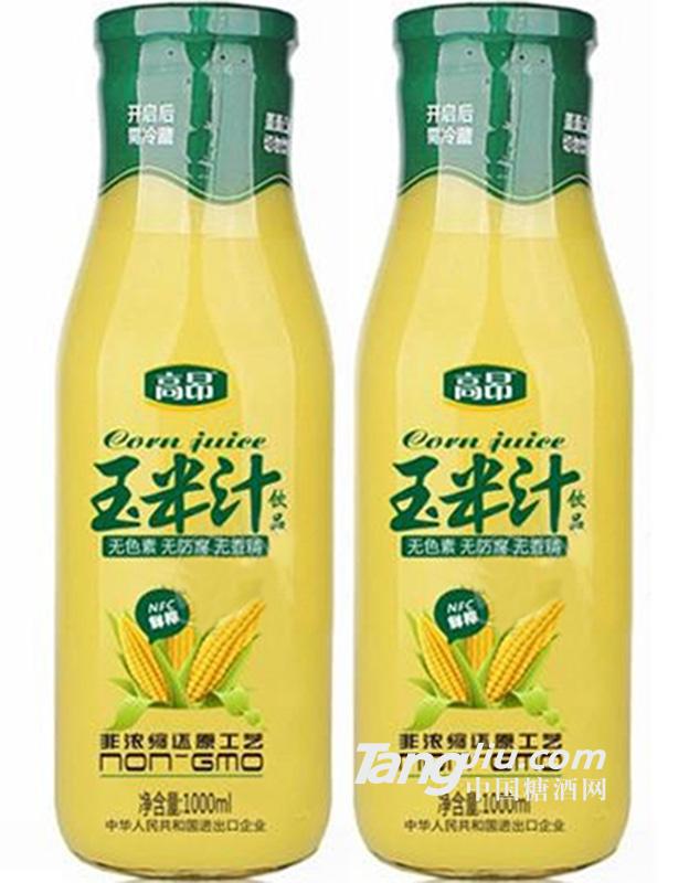 高昂玉米汁饮品1000ml 