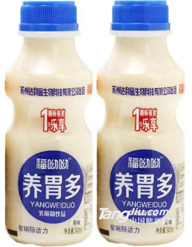 福呦呦原味乳酸菌饮品340ml