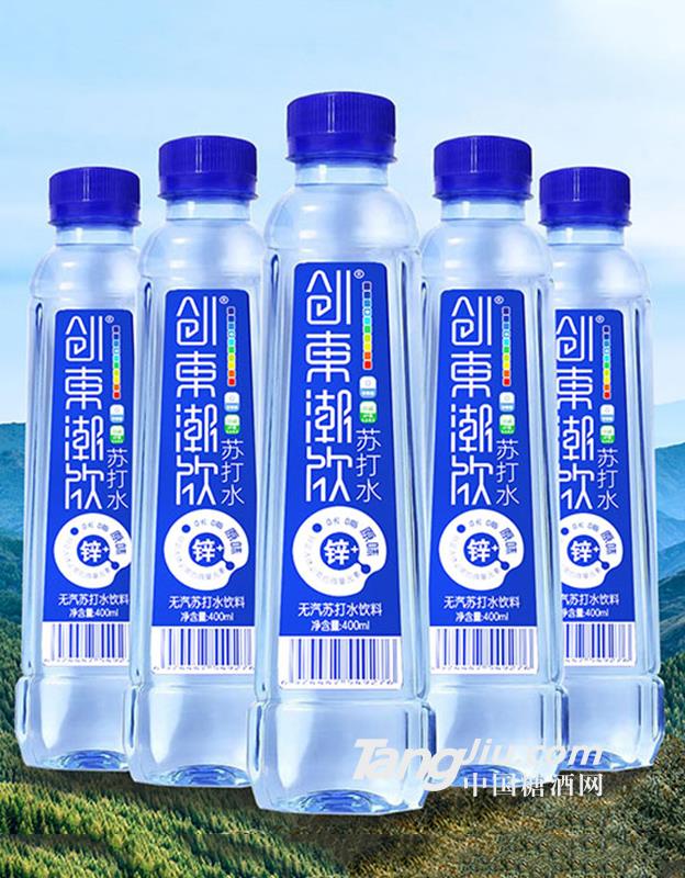 创东潮饮苏打水原味400ml