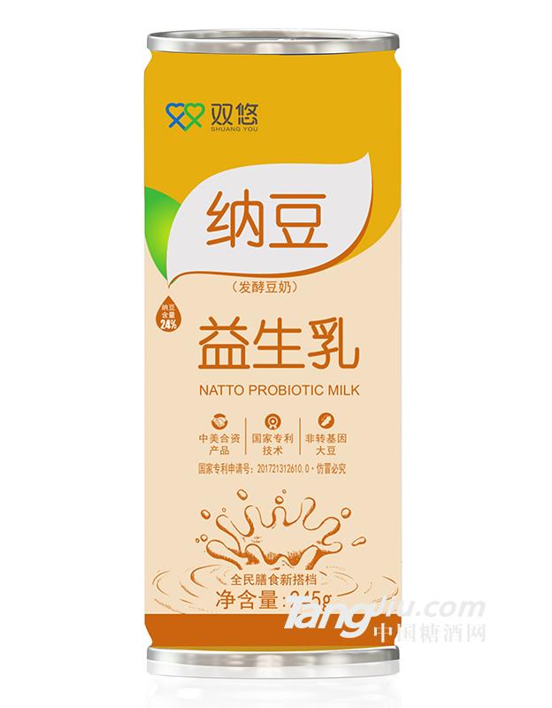 双悠-纳豆益生乳-245g瓶装