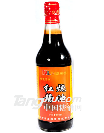 鼎盛瓶装火烧酱油500ml