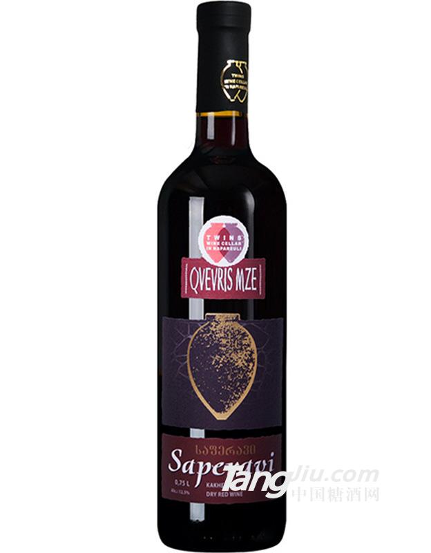 格鲁吉亚原瓶进口干红葡萄酒750ml