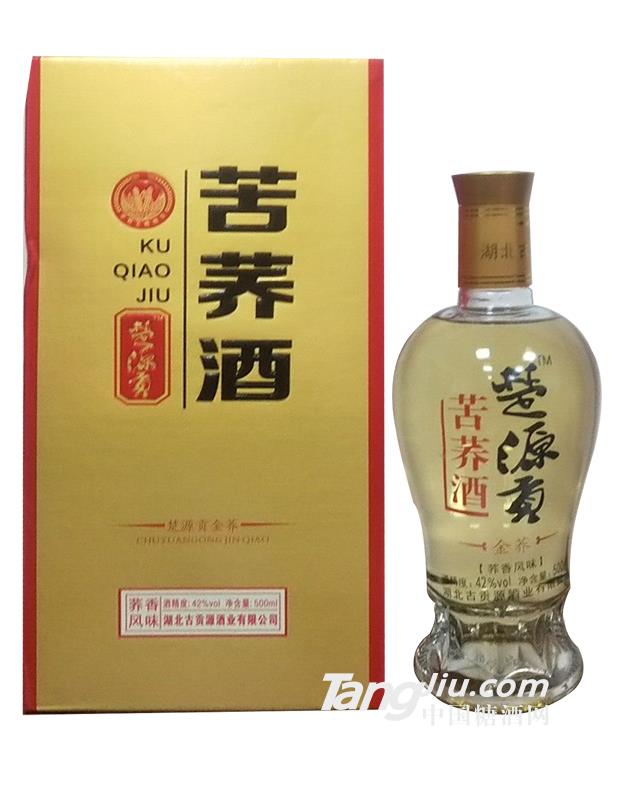 楚思源苦荞酒（金荞）42度-500ml